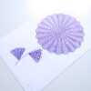 mechanical drawing “Fleur Flinqué I” with Swiss flinqué and floral influence.
