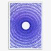 Guilloché Faible Amplitude Bleu