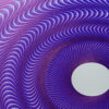 “Guilloché Haute Amplitude Bleu” mechanical drawing with guilloché pattern waves in blue.