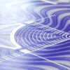 Generative mechanical drawing “Guilloché Mosaïque Bleu” inspired by Swiss guilloché decoration, by Jérôme Gautier