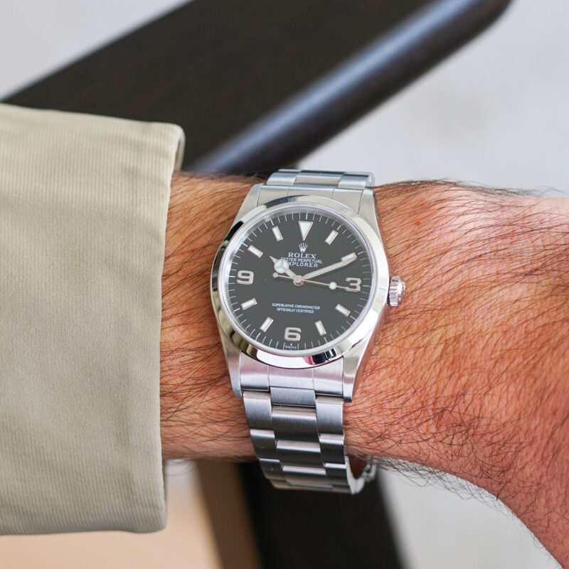 Rolex Explorer "Swiss" Réf. 14270 1999 avec sticker B&P - Image 4