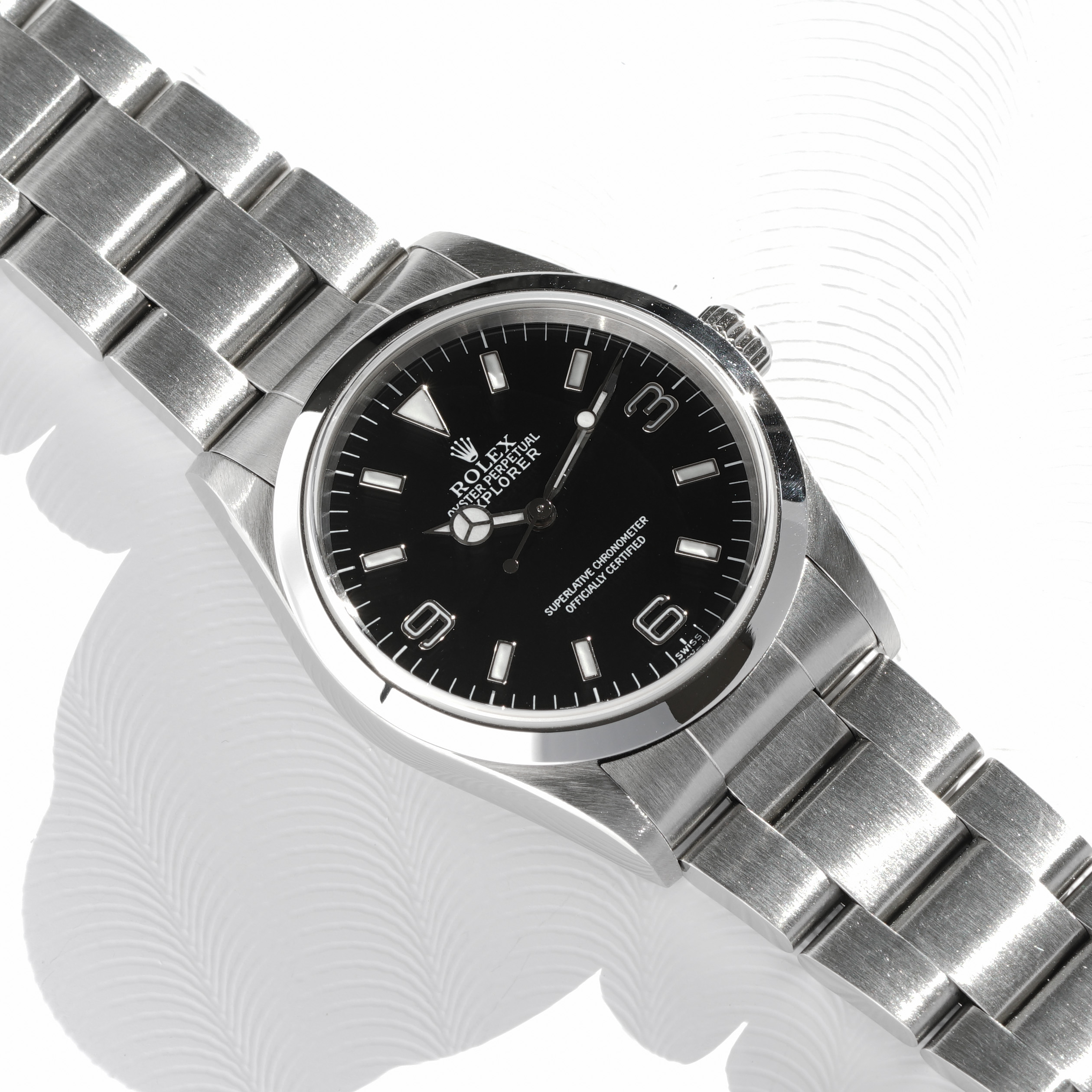 Rolex Explorer 14270 Swiss Only dial box and paper