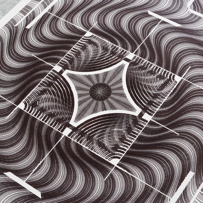 Guilloché Mosaïque Noir – Image 3