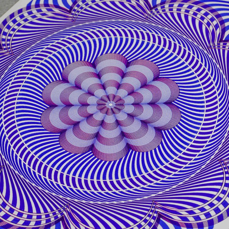 Flinqué Mosaïque Bleu – Image 5