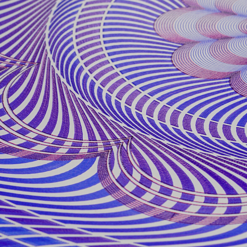 Flinqué Mosaïque Bleu – Image 3