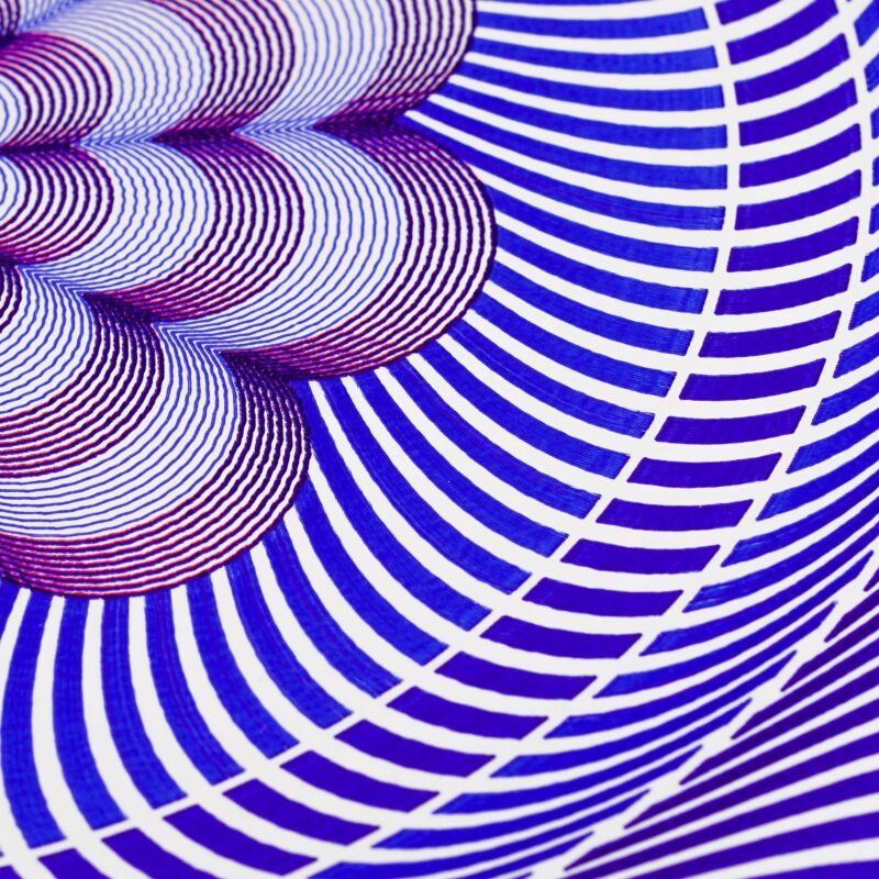 Flinqué Mosaïque Bleu – Image 6