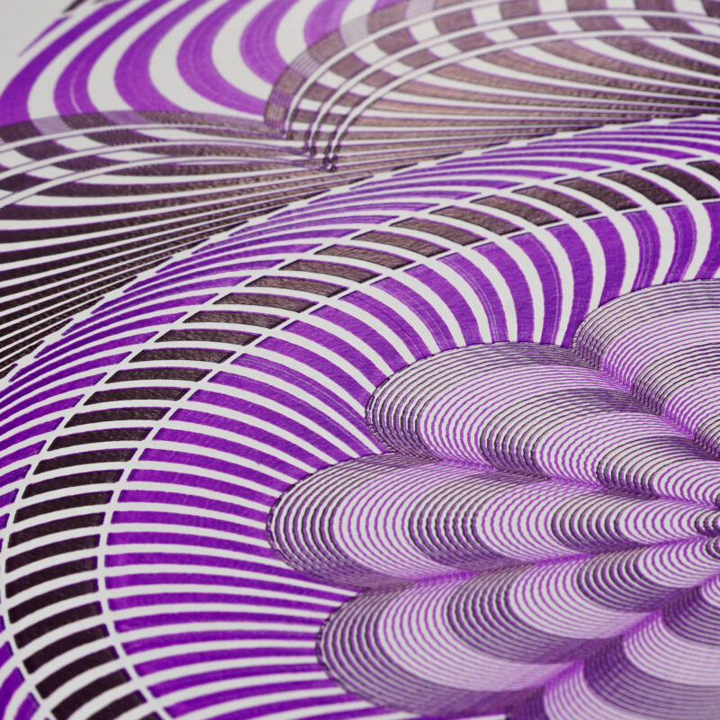 Flinqué Mosaïque Violet – Image 6