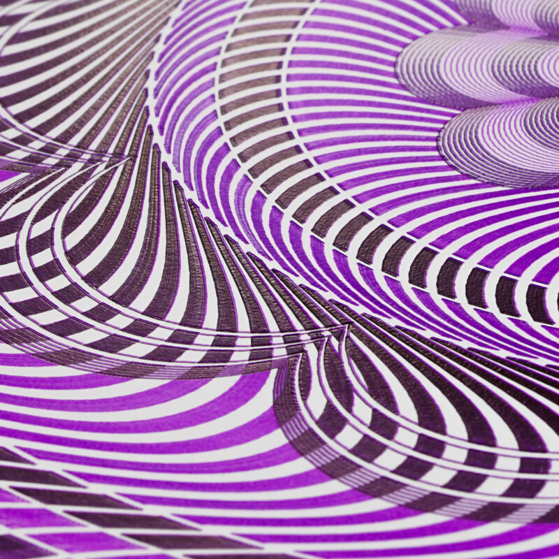 Flinqué Mosaïque Violet – Image 4
