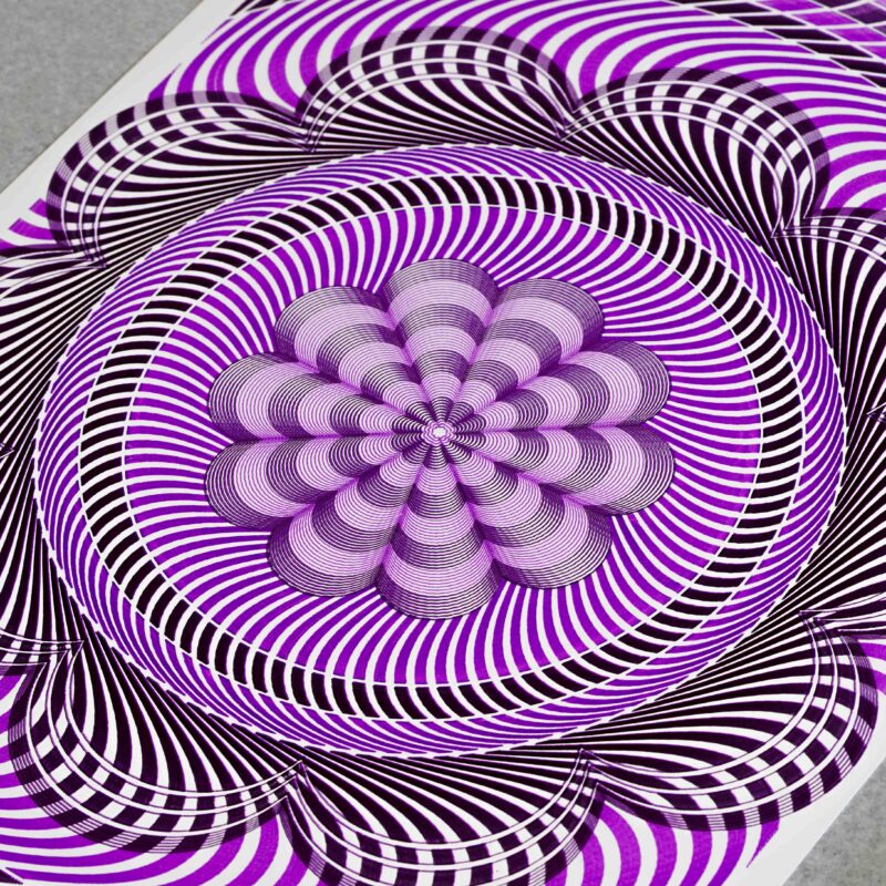 Flinqué Mosaïque Violet – Image 2