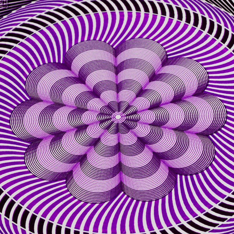 Flinqué Mosaïque Violet – Image 3