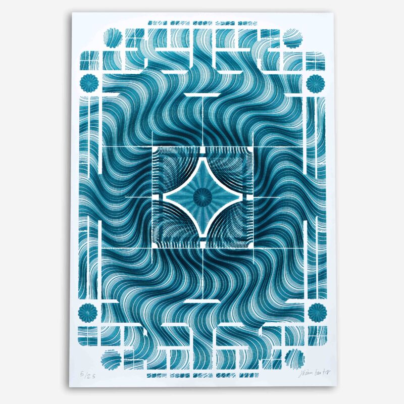 Guilloché Mosaïque Jade