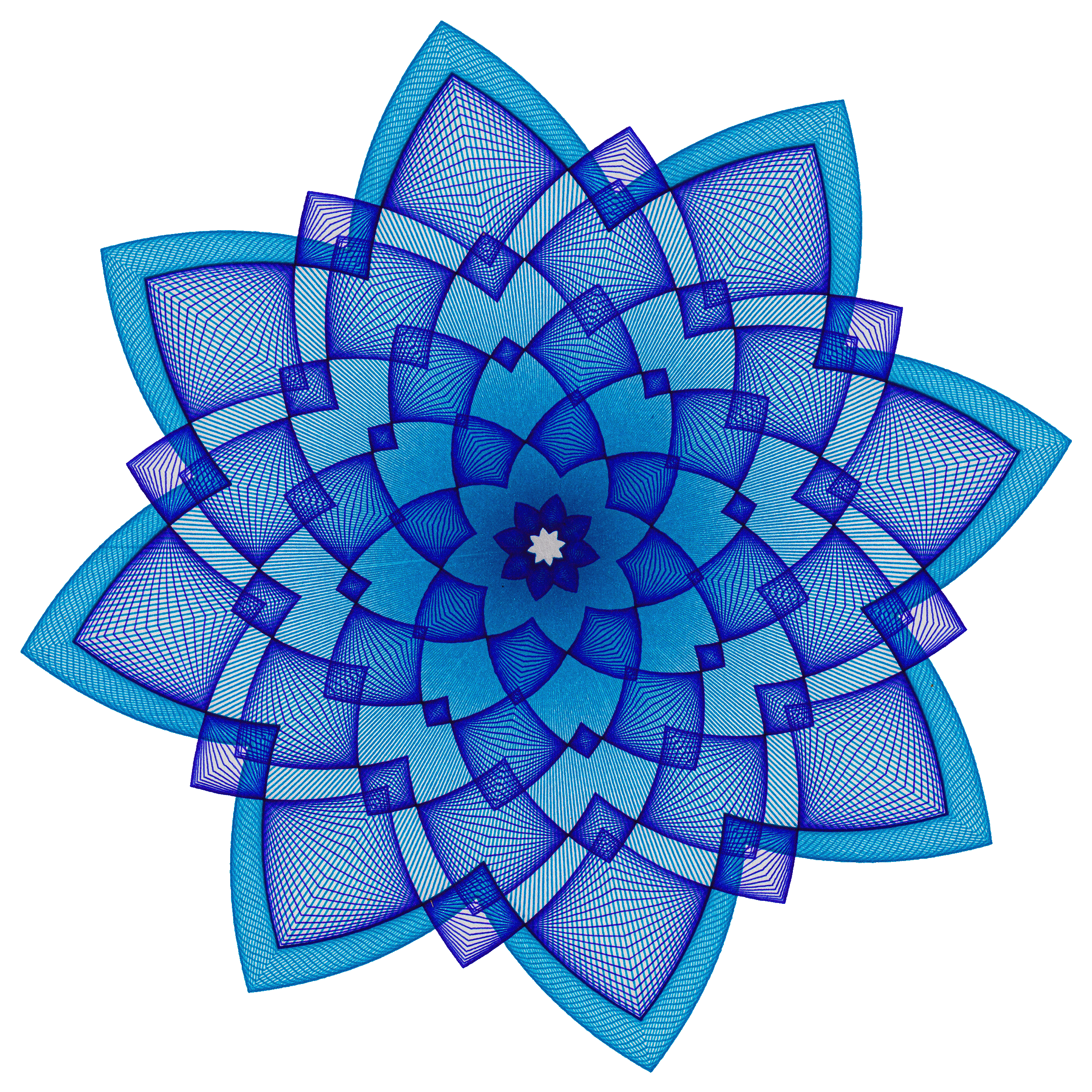 A guilloché flower made by Jérôme Gautier for Journey Collection