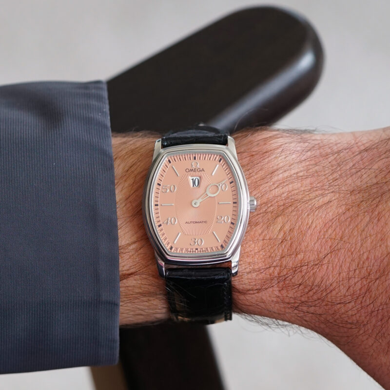 Omega De Ville "Jumping Hours" Ref. 4853.61 with papers 2001 – Image 6