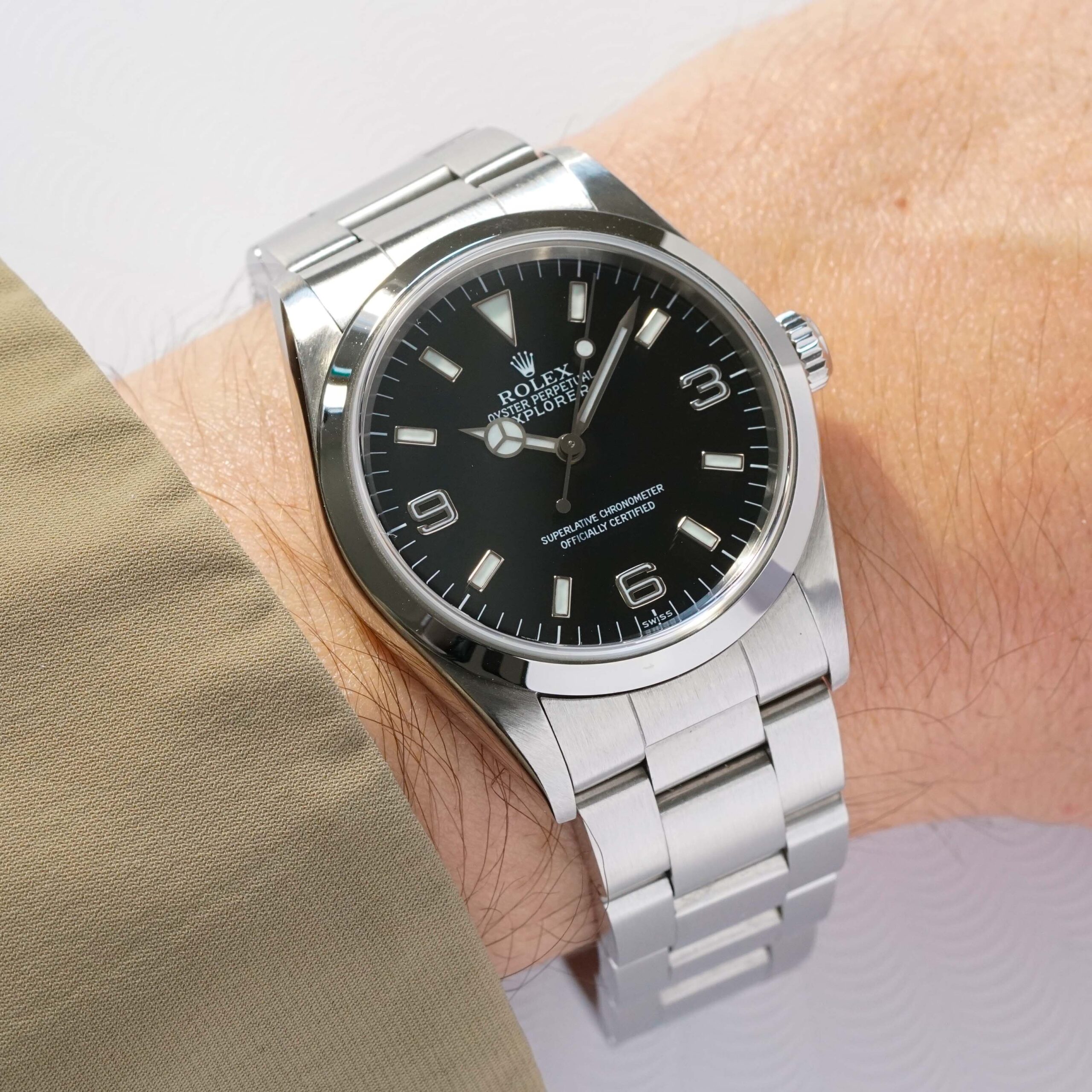 Rolex Explorer 14270 Swiss Only dial – vintage Rolex tool watch from 1999