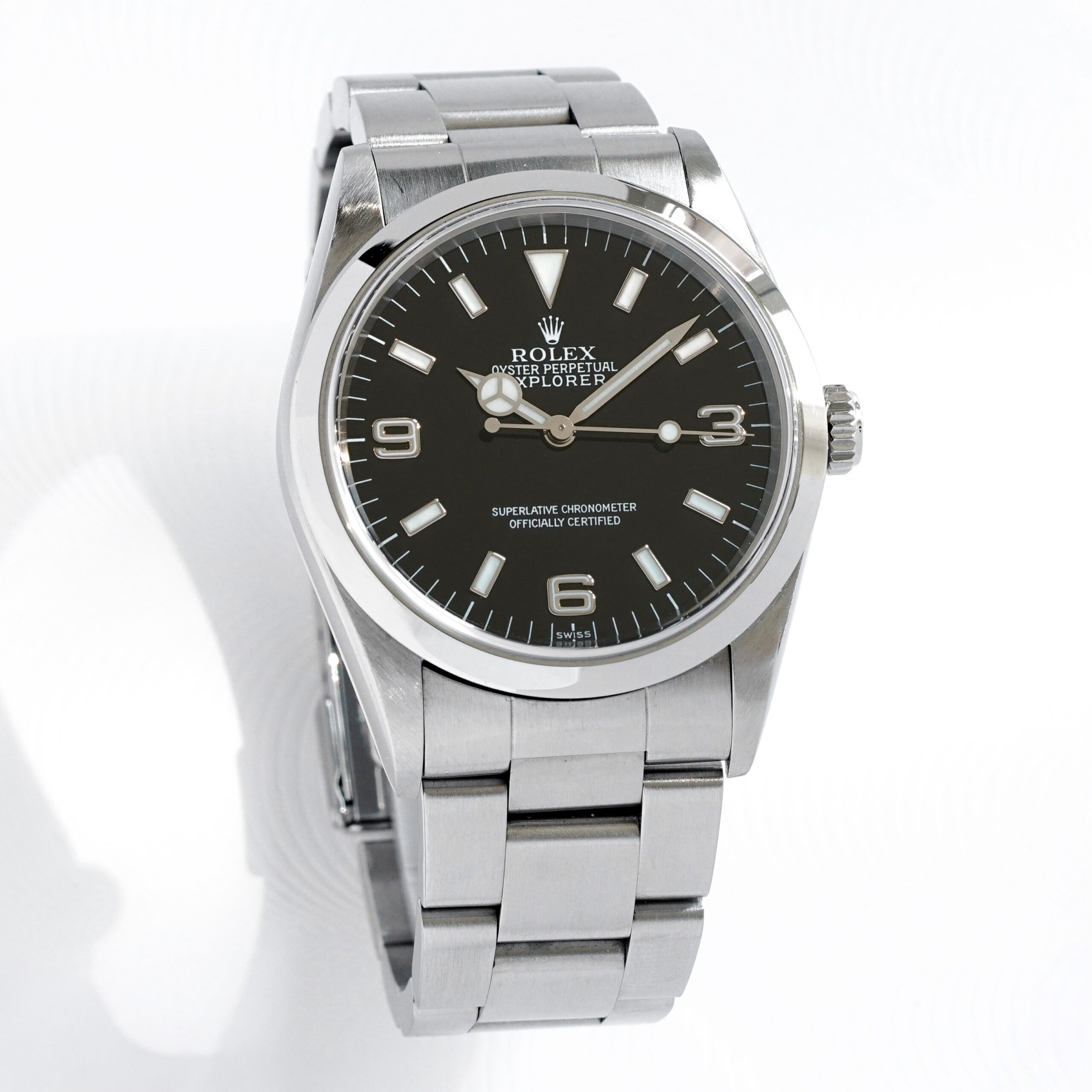 Rolex Explorer 14270 Swiss Only dial box and paper
