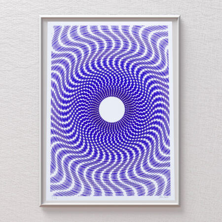 Guilloché Cannelé Blue