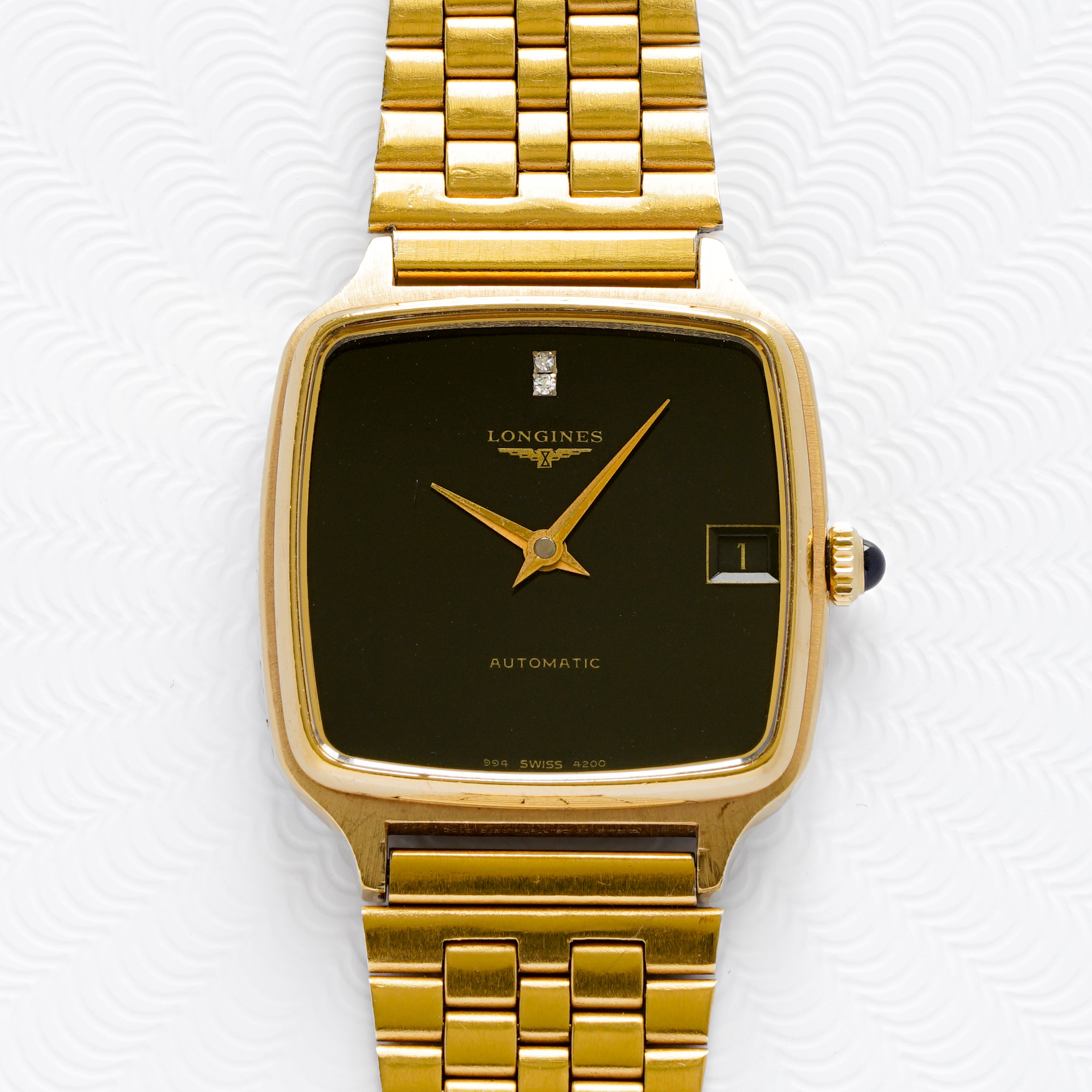 Longines Automatic Ref. 4200 Vintage TV Gold plated