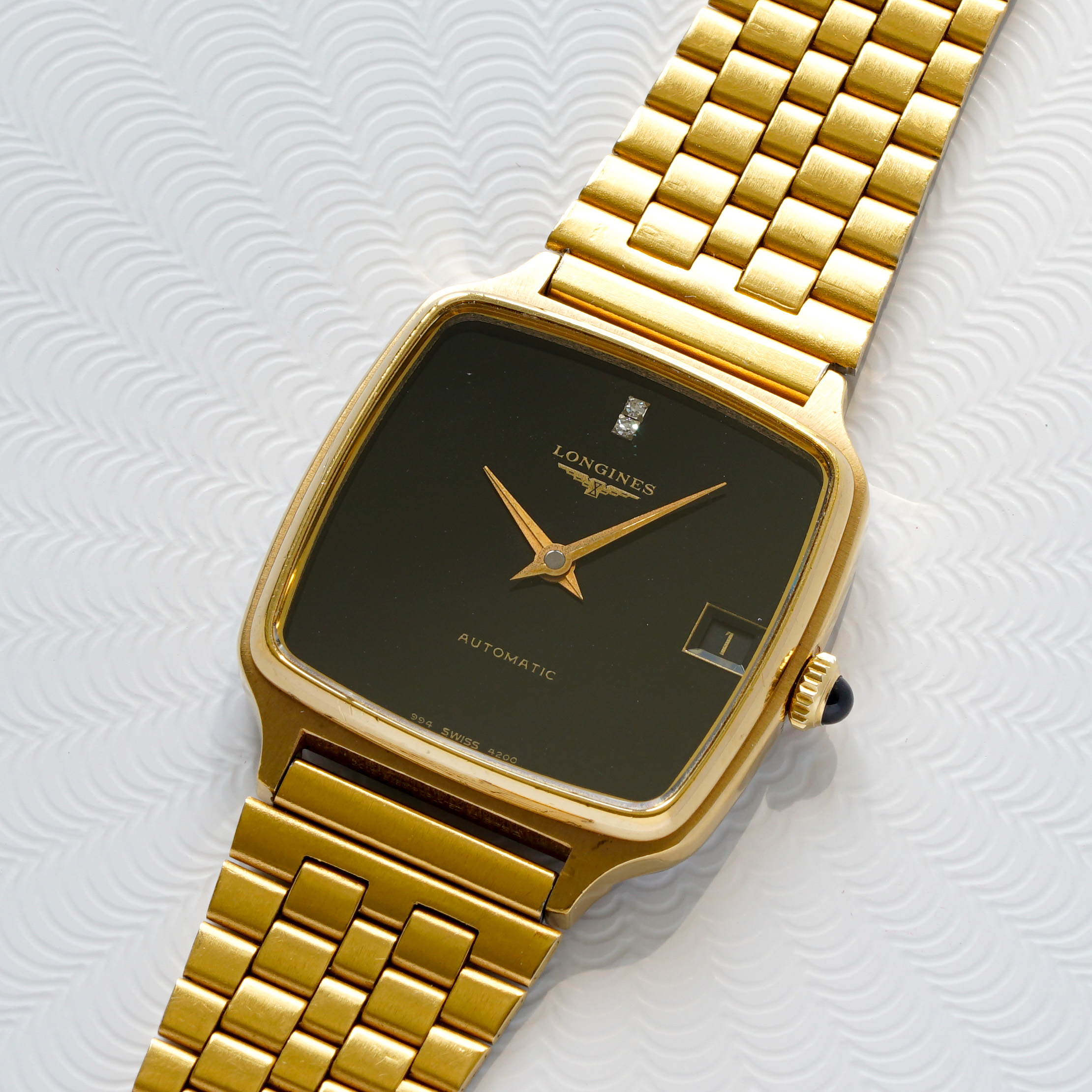 Longines Automatic Ref. 4200 Vintage TV Gold plated