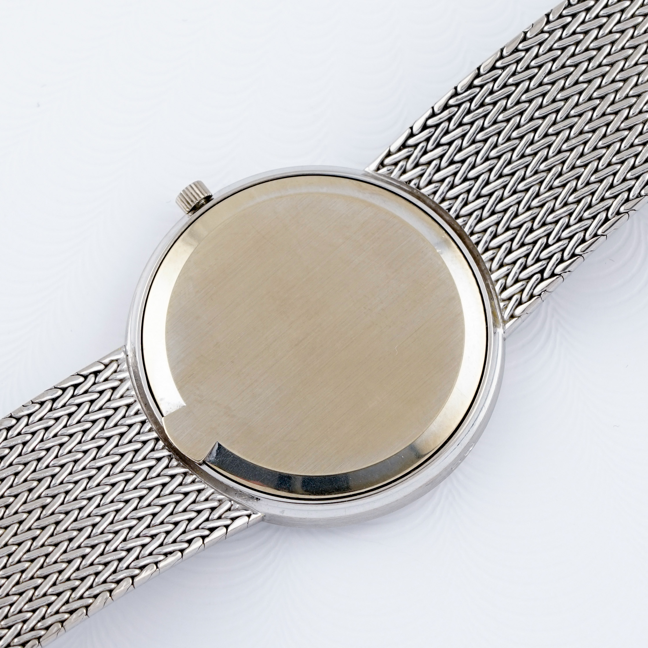 Patek Philippe Calatrava Ref. 3744 Clou de Paris 18k WG Box, Papers & invoice