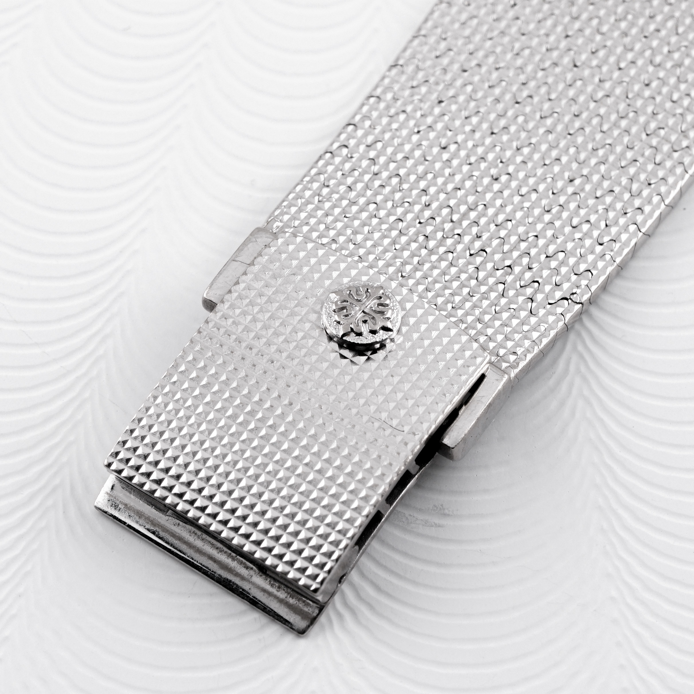 Patek Philippe Calatrava Ref. 3744 Clou de Paris 18k WG Box, Papers & invoice