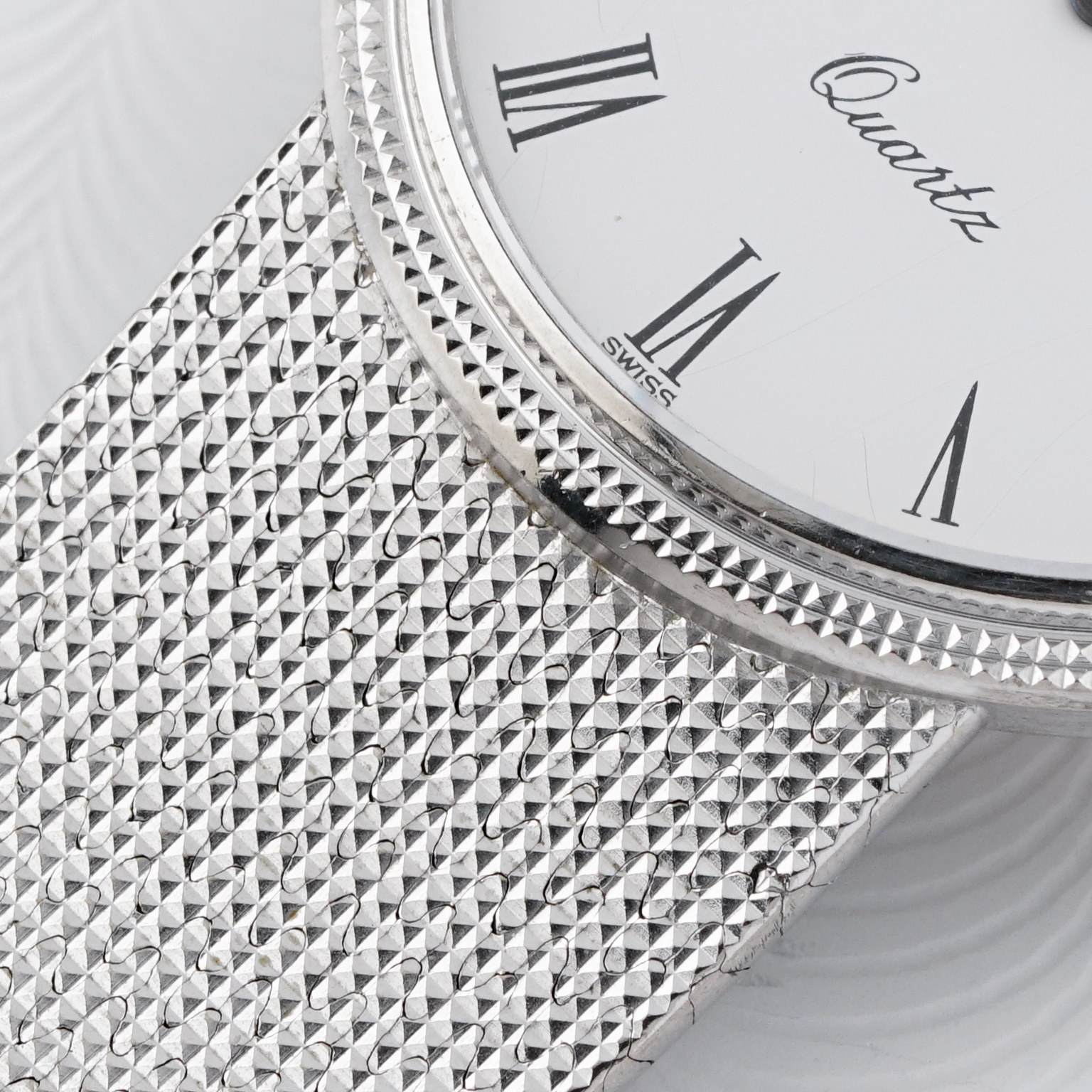 Patek Philippe Calatrava Ref. 3744 Clou de Paris 18k WG Box, Papers & invoice