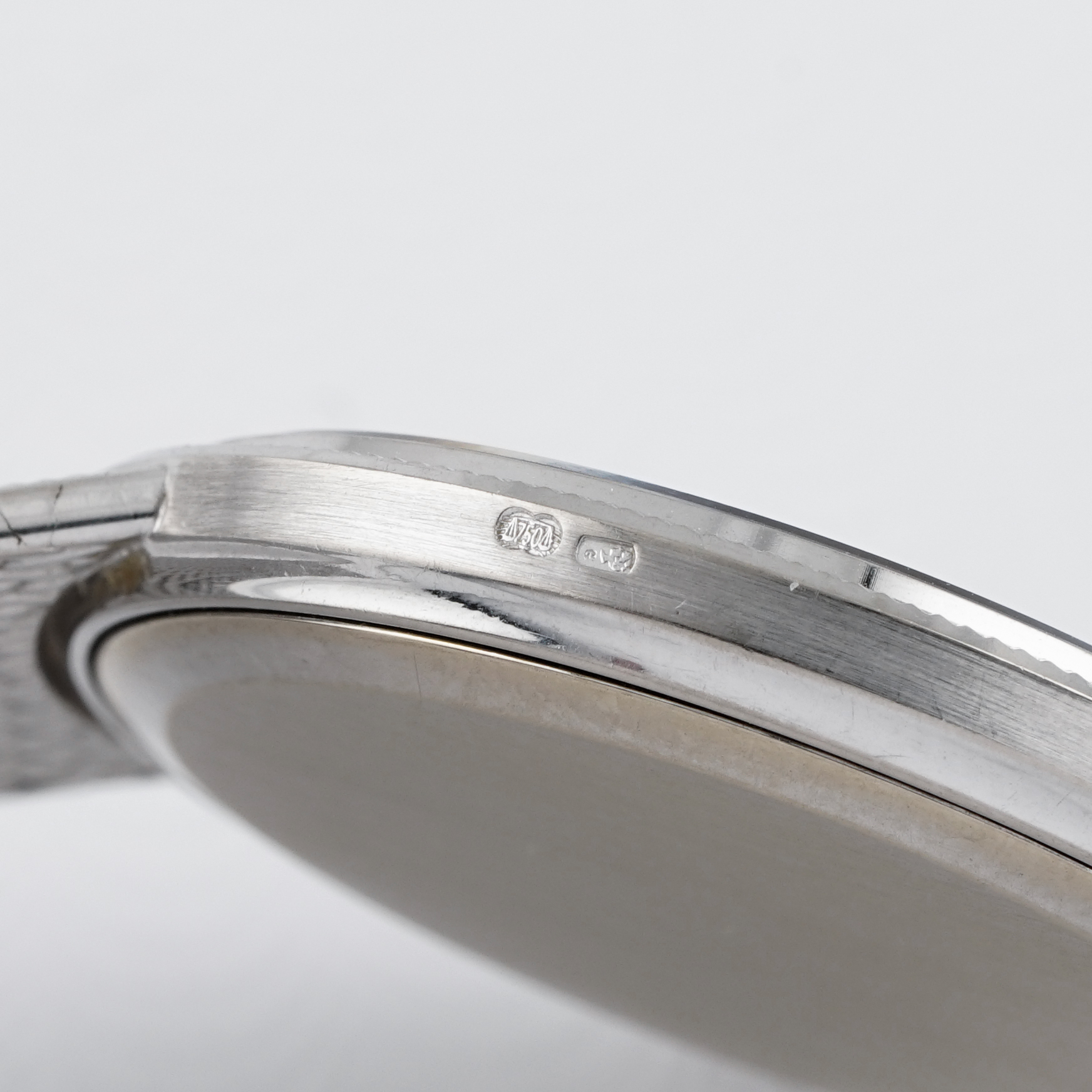 Patek Philippe Calatrava Ref. 3744 Clou de Paris 18k WG Box, Papers & invoice