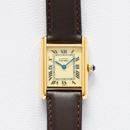 Cartier Tank Must Vermeil “Lemon dial” Ref. 5057001 with box