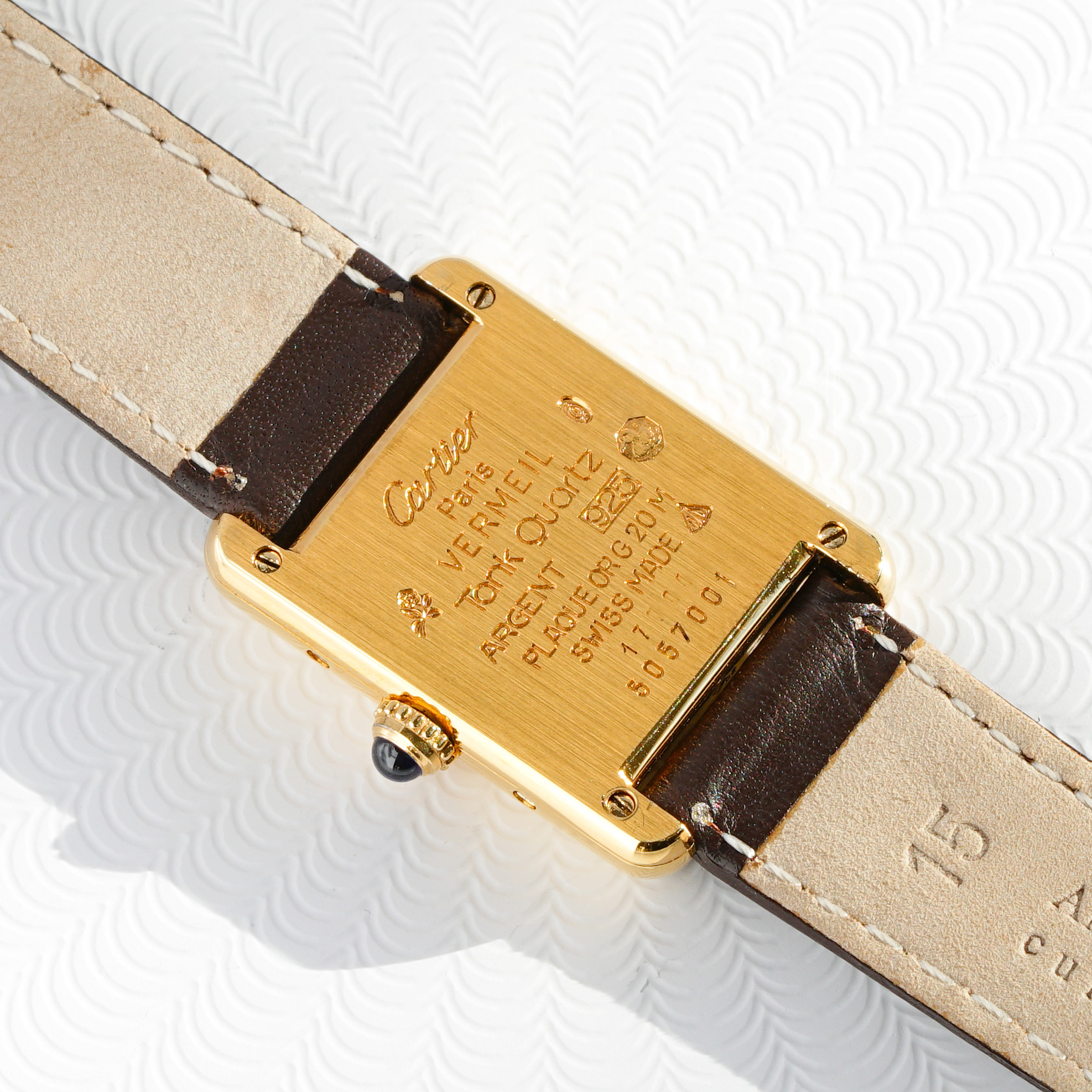 Cartier Tank Must Vermeil Lemon Dial 5057001