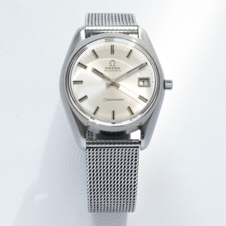 Omega Seamaster Ref. 166.0167 Circa 1973 with signed mesh bracelet
