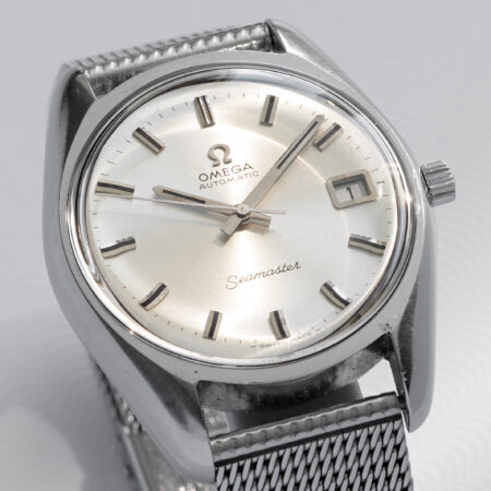 Omega Seamaster Ref. 166.0167 Circa 1973 with signed mesh bracelet