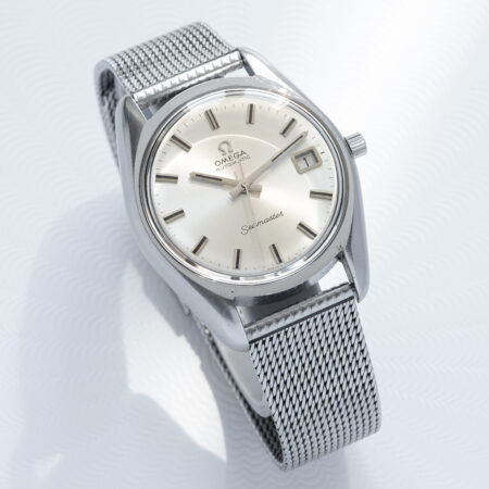 Omega Seamaster Ref. 166.0167 Circa 1973 with signed mesh bracelet