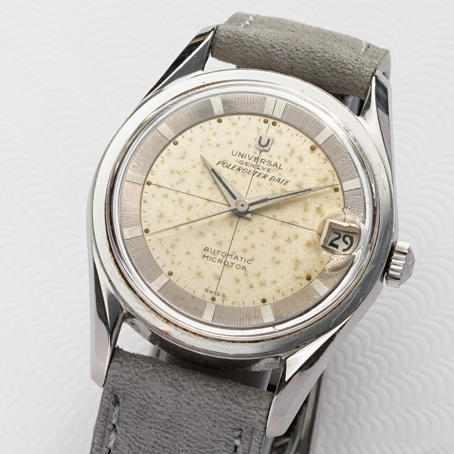 Universal Genève Polerouter Date Ref. 204503-3 Circa 1960