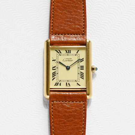 Cartier Tank Must Vermeil LM Ref. 6 81006 From 1986 with papers