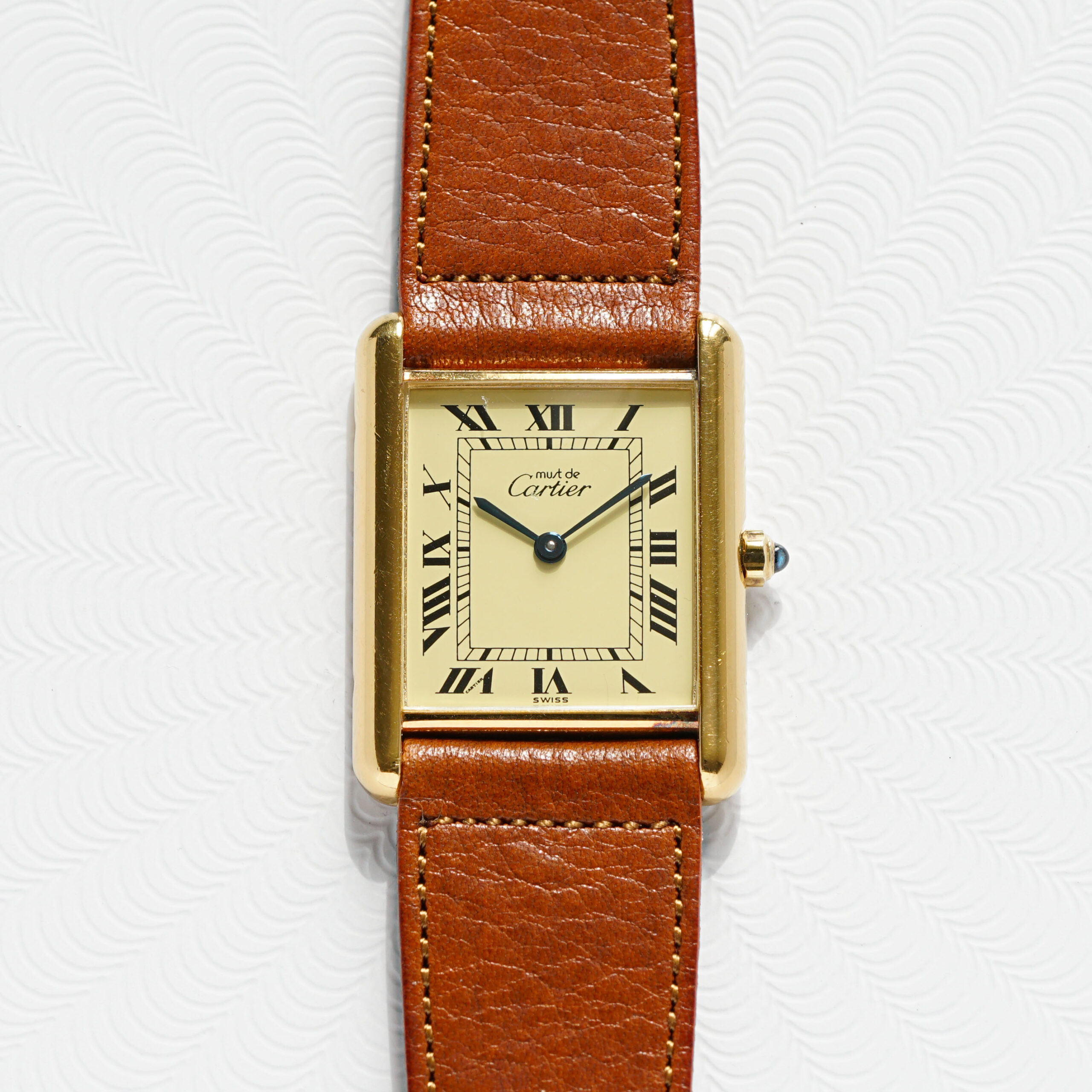 Cartier Tank Must Vermeil LM 6 81006 wih papers from 1986