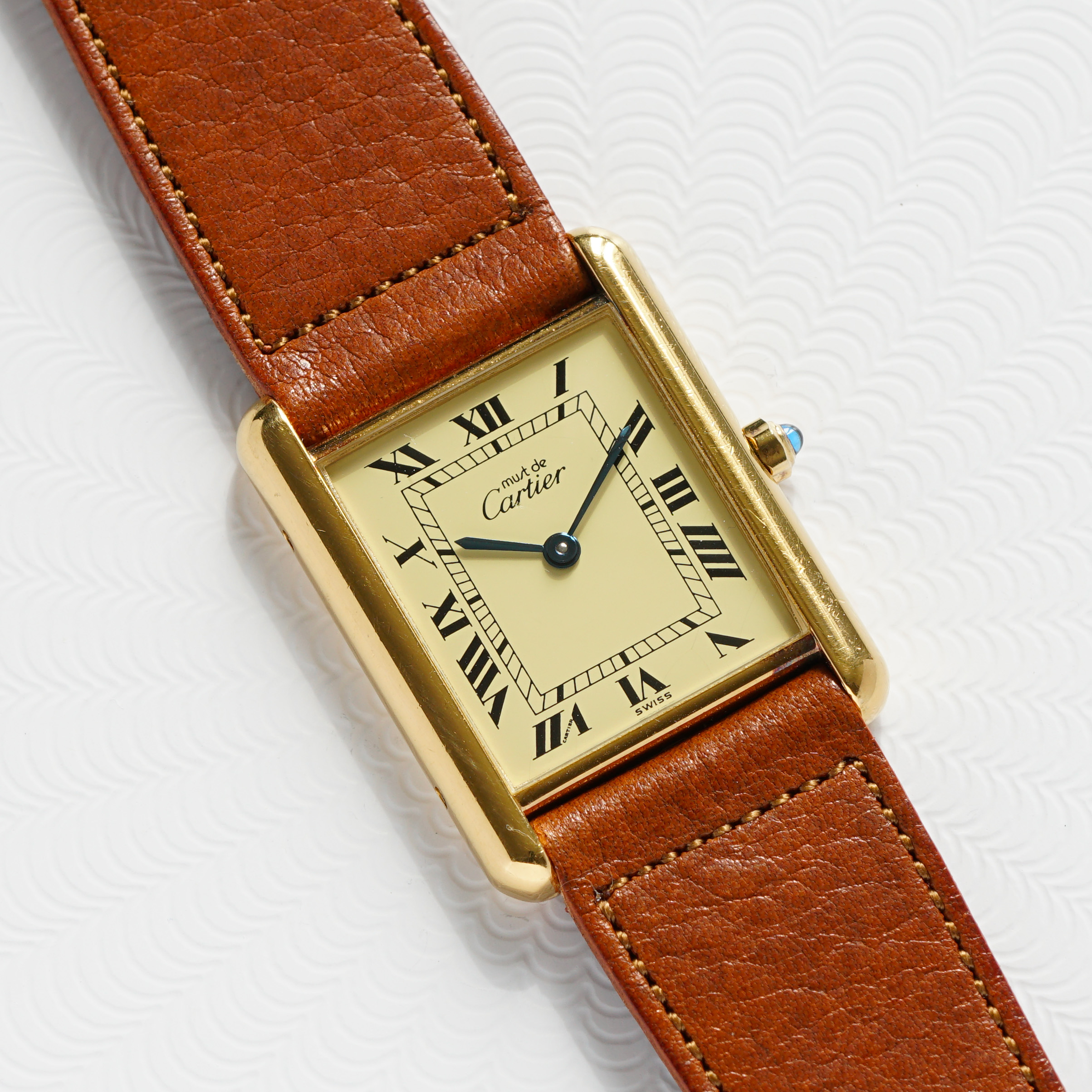 Cartier Tank Must Vermeil LM 6 81006 wih papers from 1986