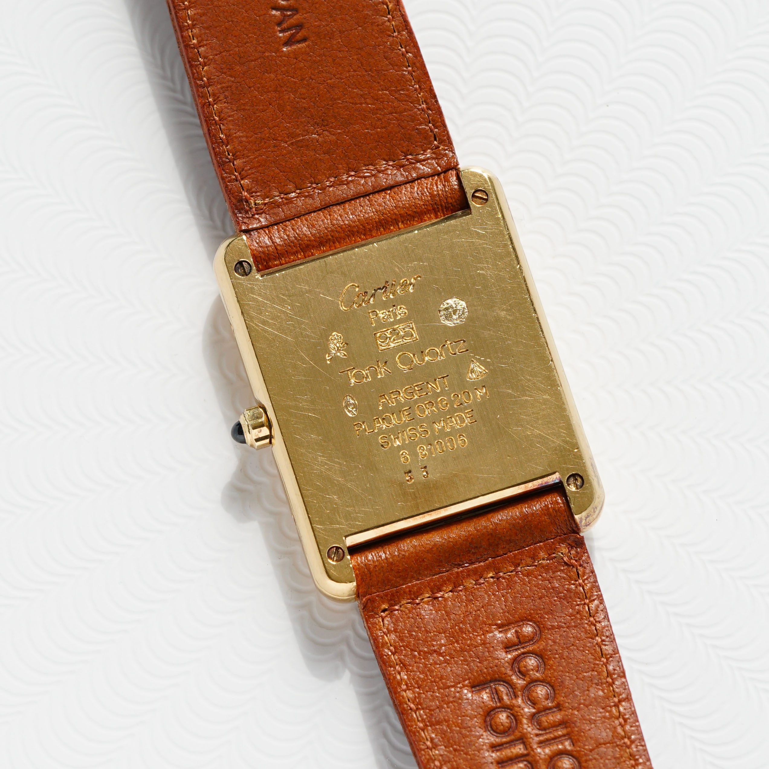 Cartier Tank Must Vermeil LM 6 81006 wih papers from 1986