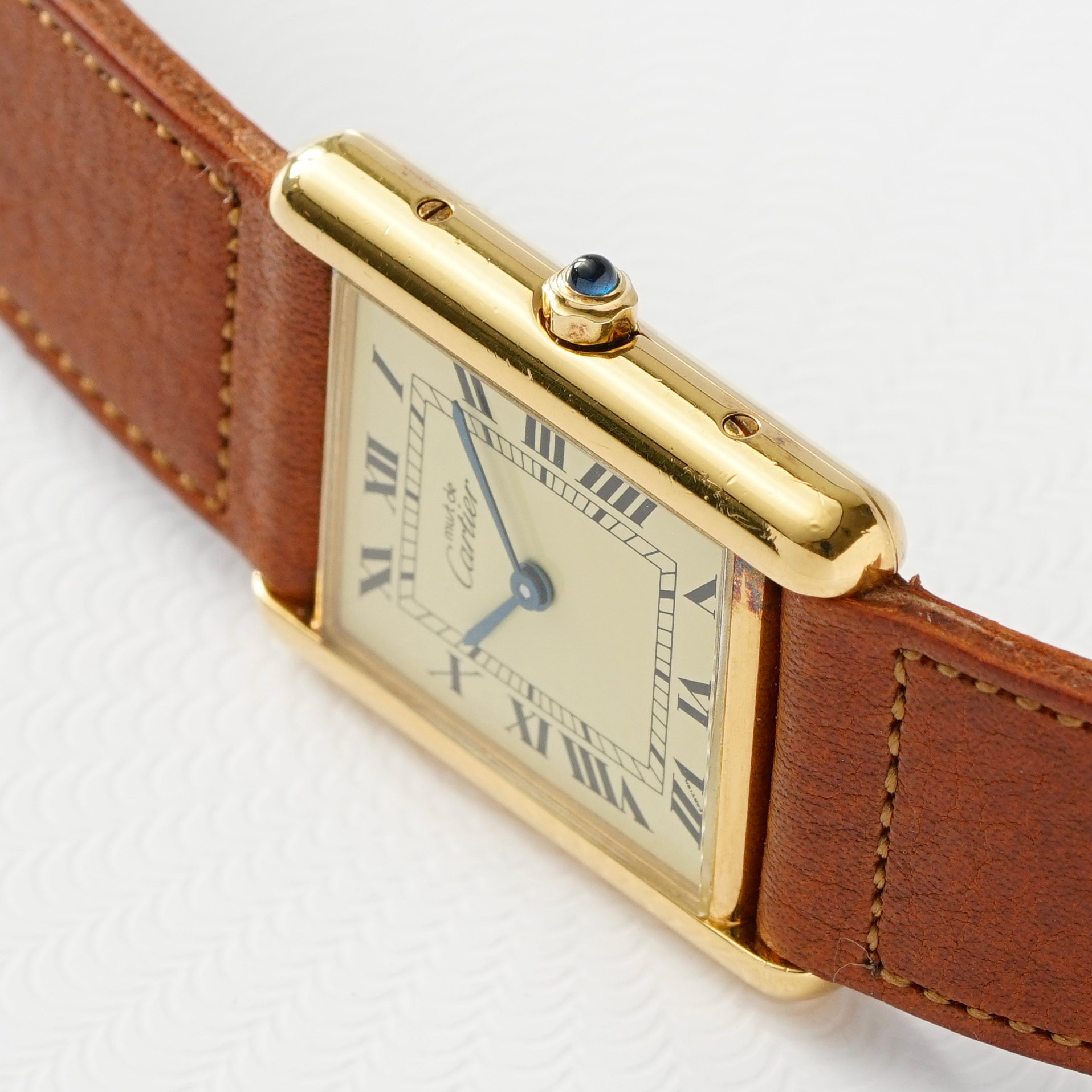 Cartier Tank Must Vermeil LM 6 81006 wih papers from 1986