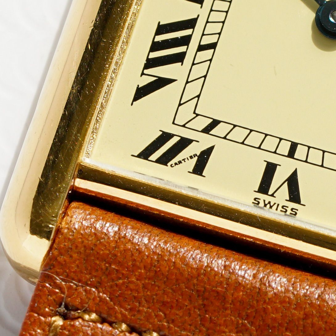 Cartier Tank Must Vermeil LM 6 81006 wih papers from 1986