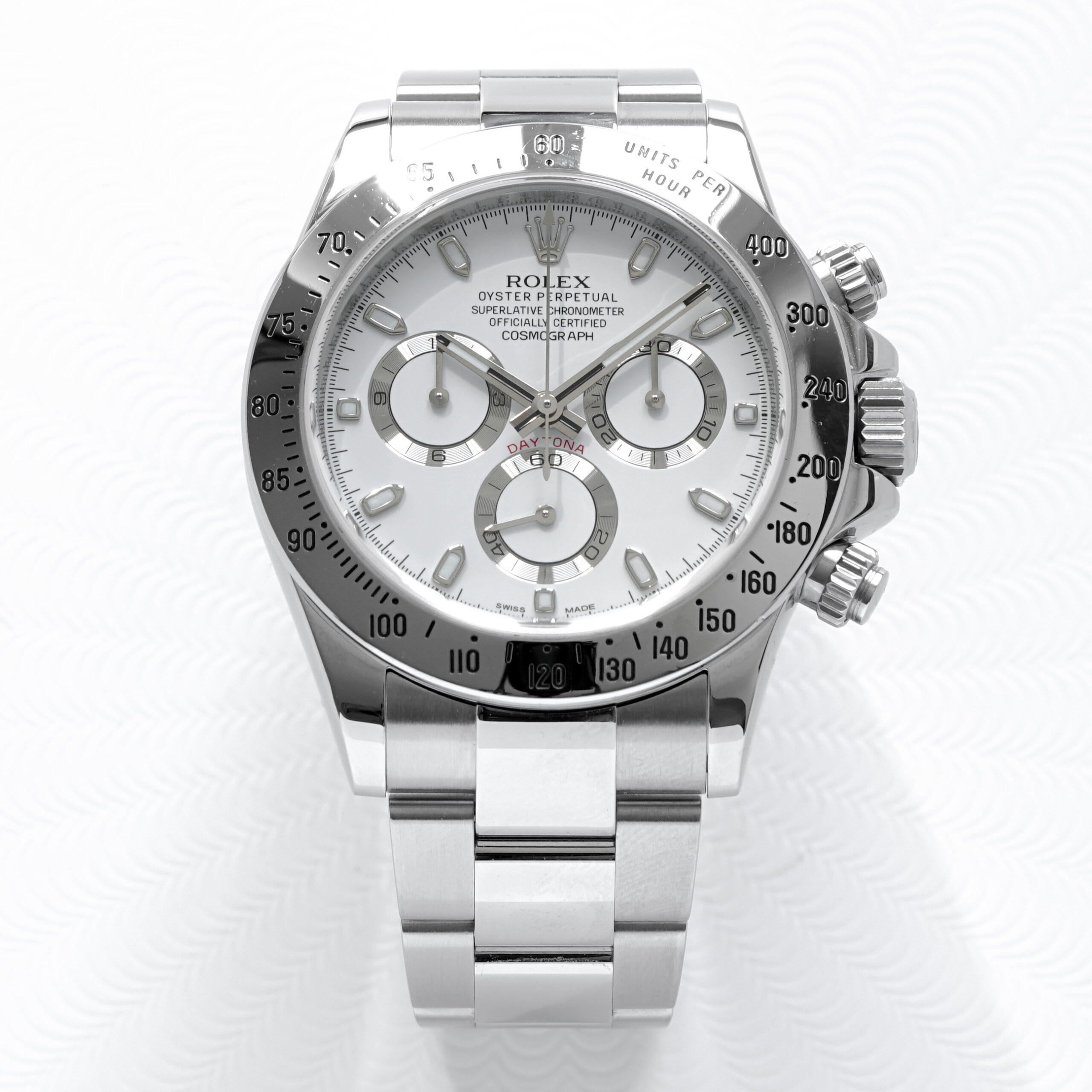 Rolex Daytona Ref. 116520 White APH Dial Full Set