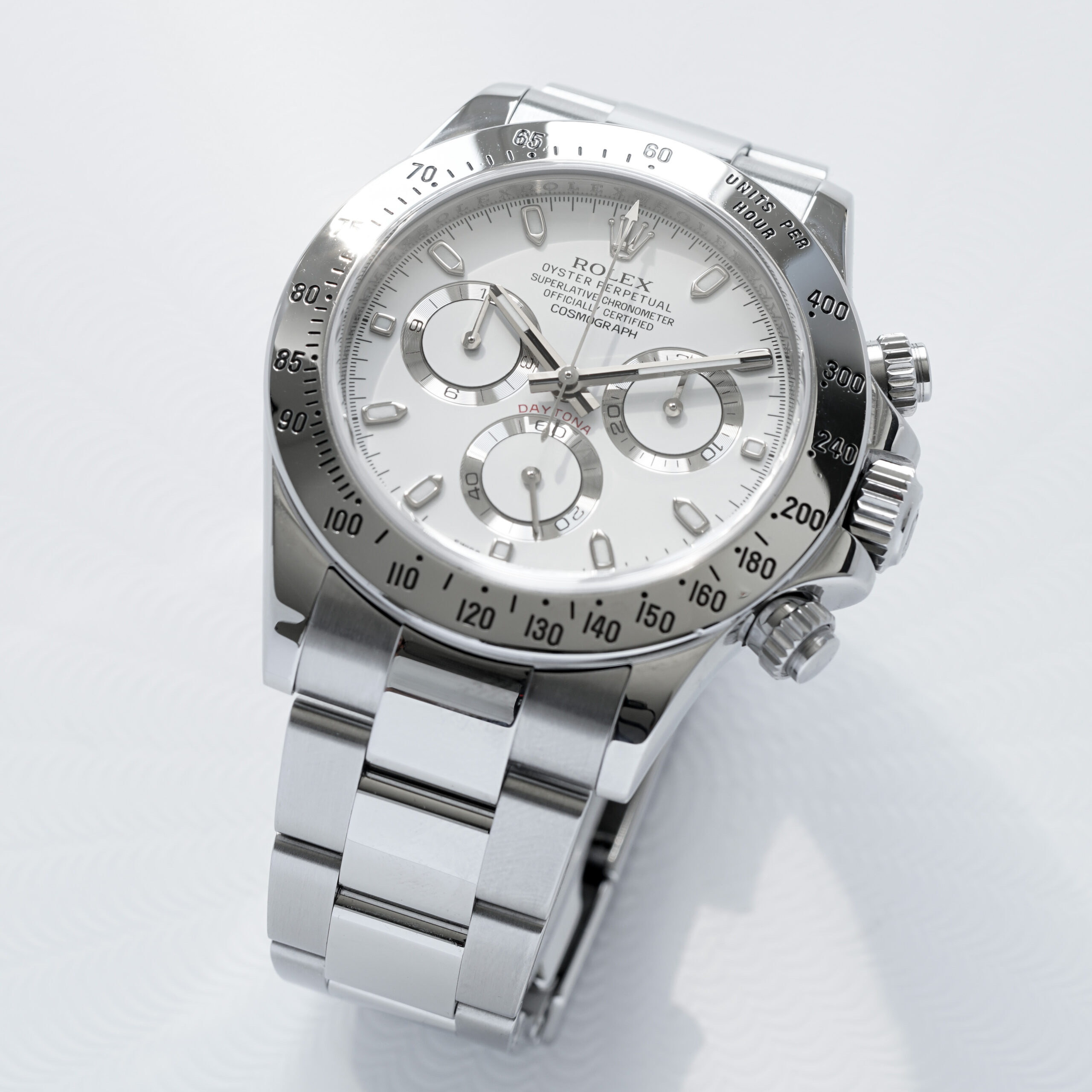 Rolex Daytona Ref. 116520 White APH Dial Full Set