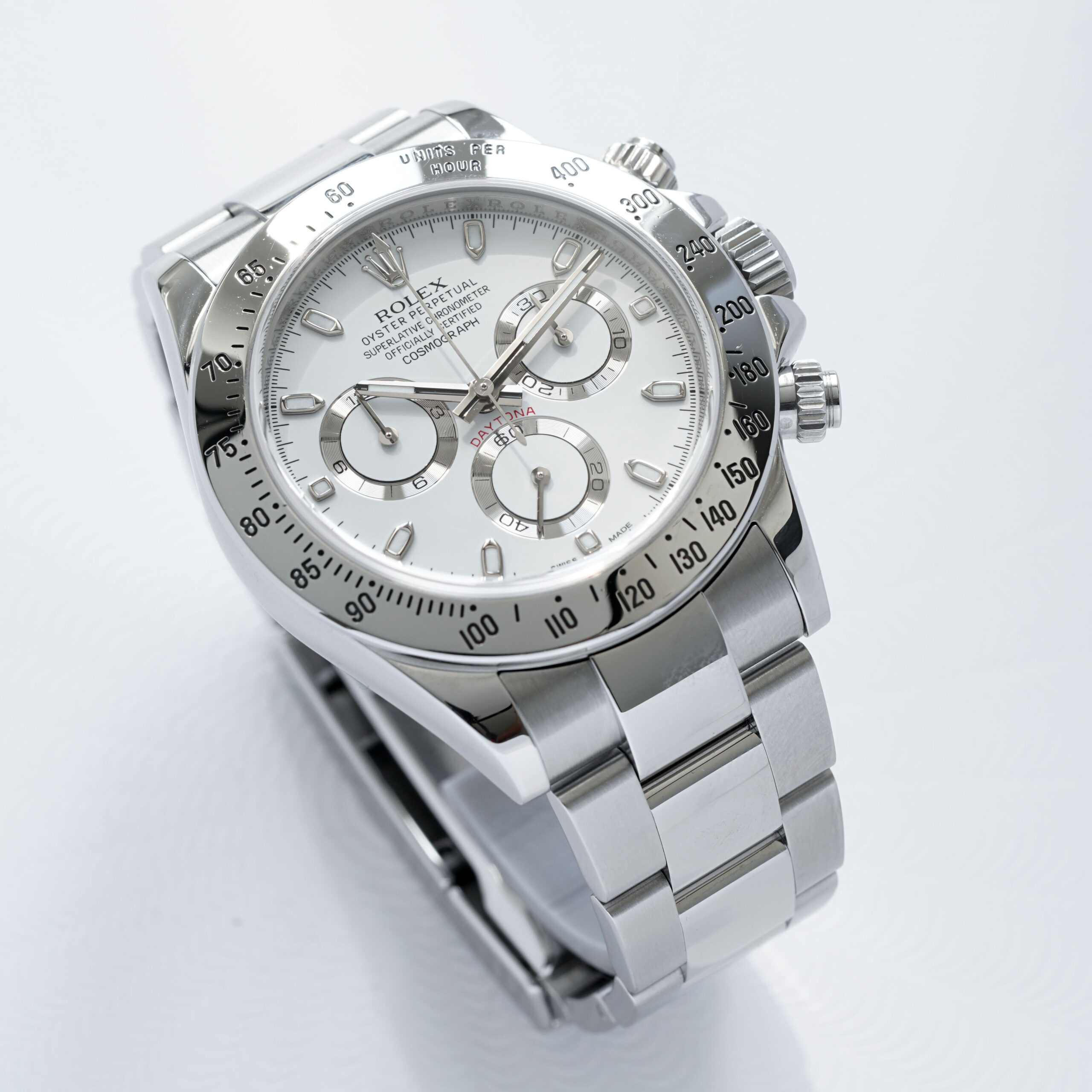 Rolex Daytona Ref. 116520 White APH Dial Full Set
