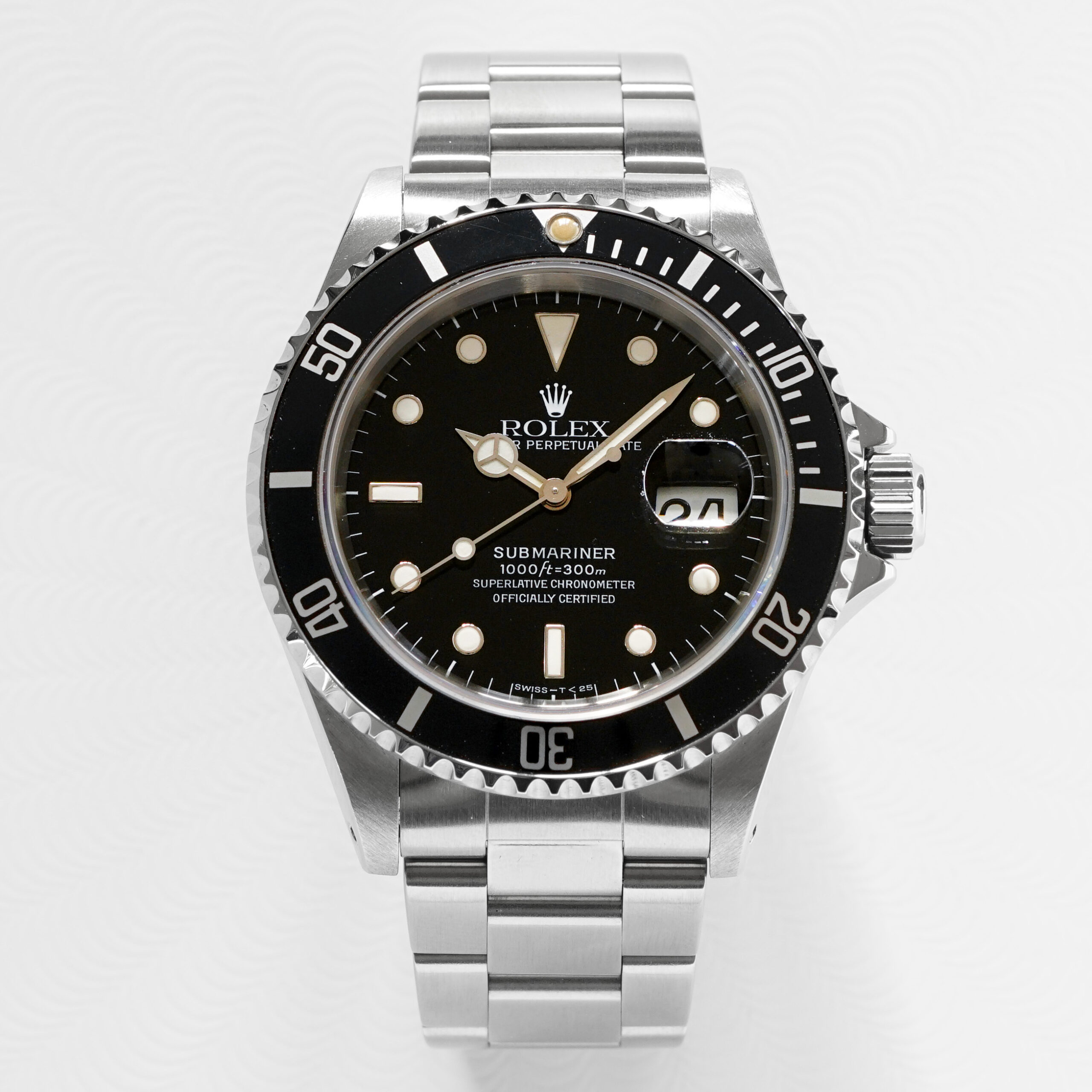Rolex Submariner Ref 16610 Sticker from 1997 with box and papers