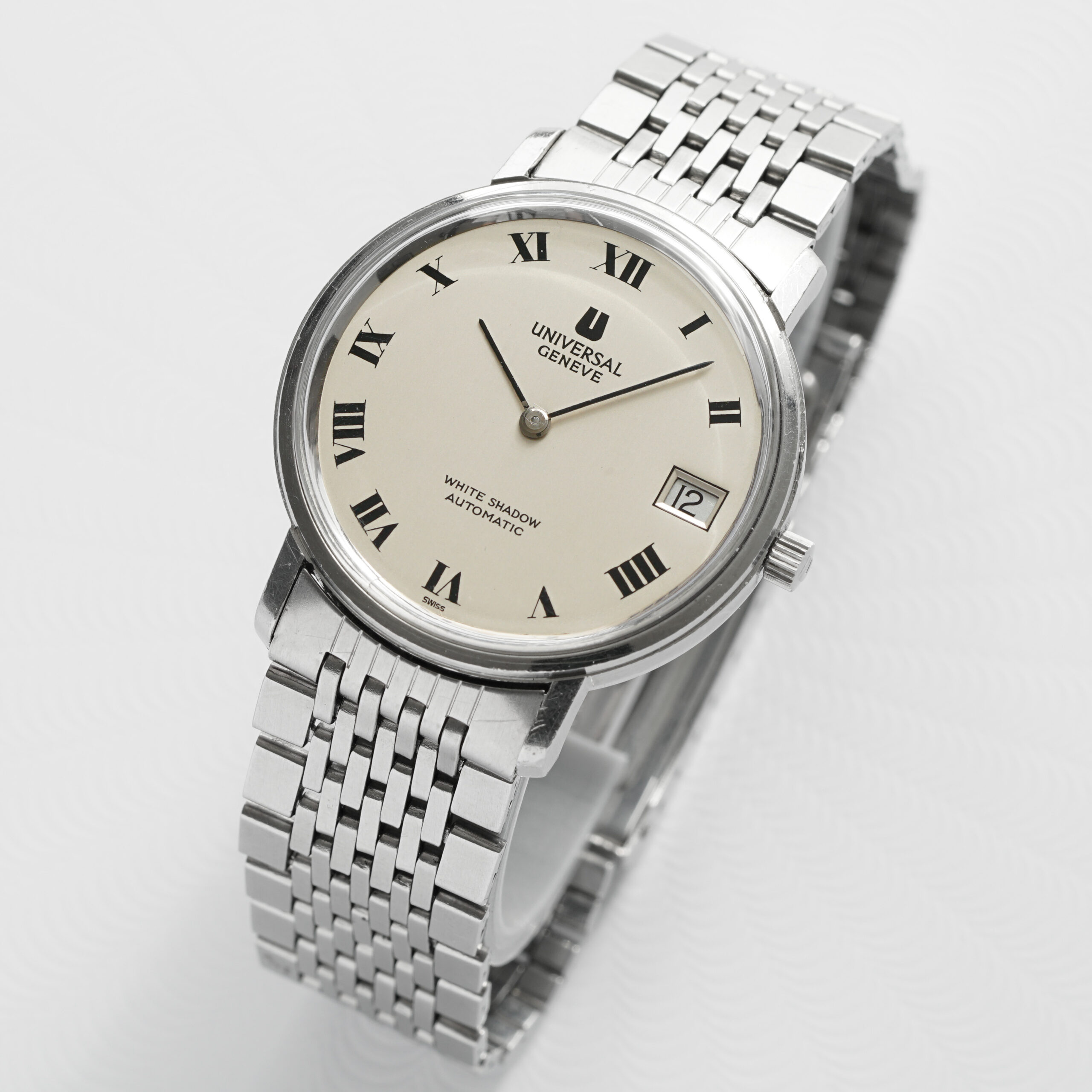Universal Genève White Shadow Ref. 867.101 GF bracelet from 1969