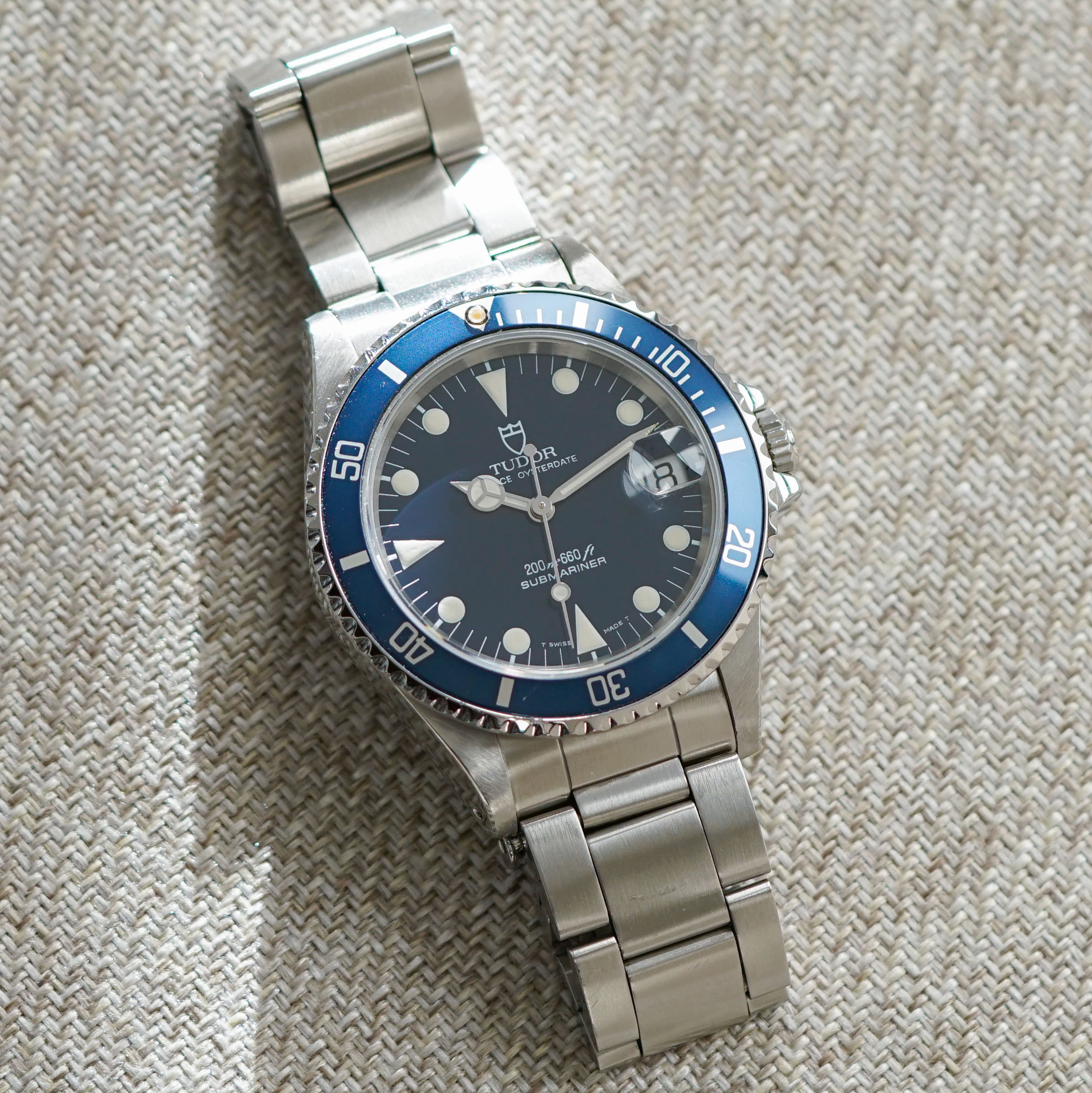 Tudor Submariner 75090 Blue from 1993
